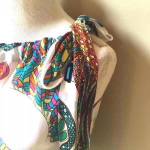 Trina Turk Floral Halter Top